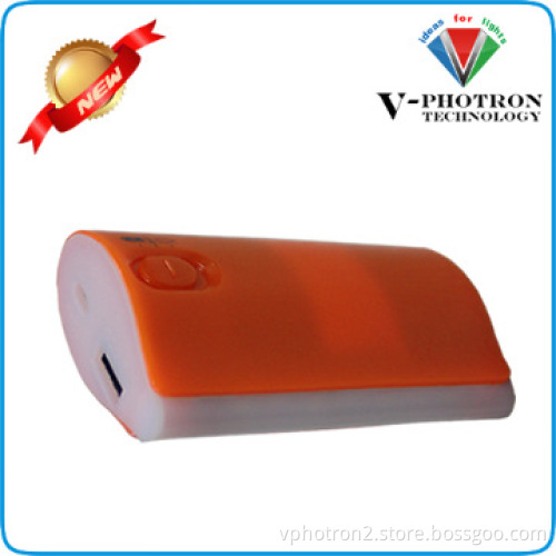 high capacity 5200 mah power bank with LED flashlight